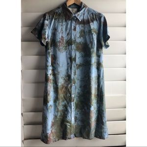 Micah Hamilton tshirt button up dress